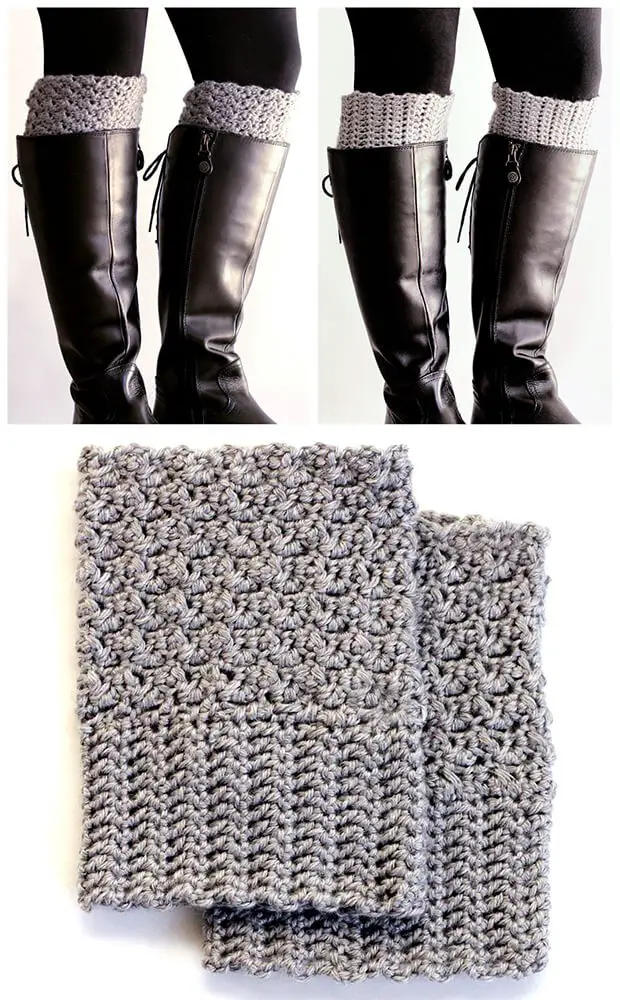 Easily reversible boot cuffs