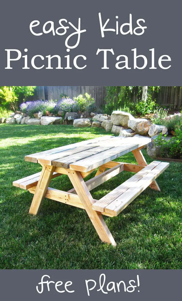 Big Kids Picnic Table