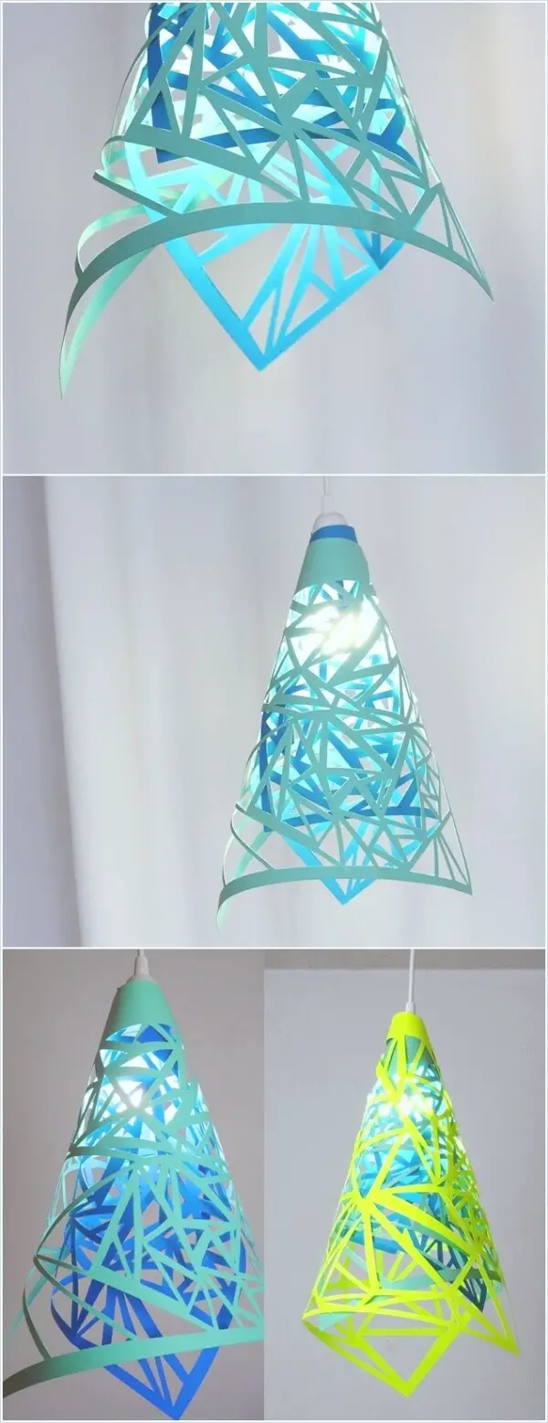 DIY Paper Cut Lamps