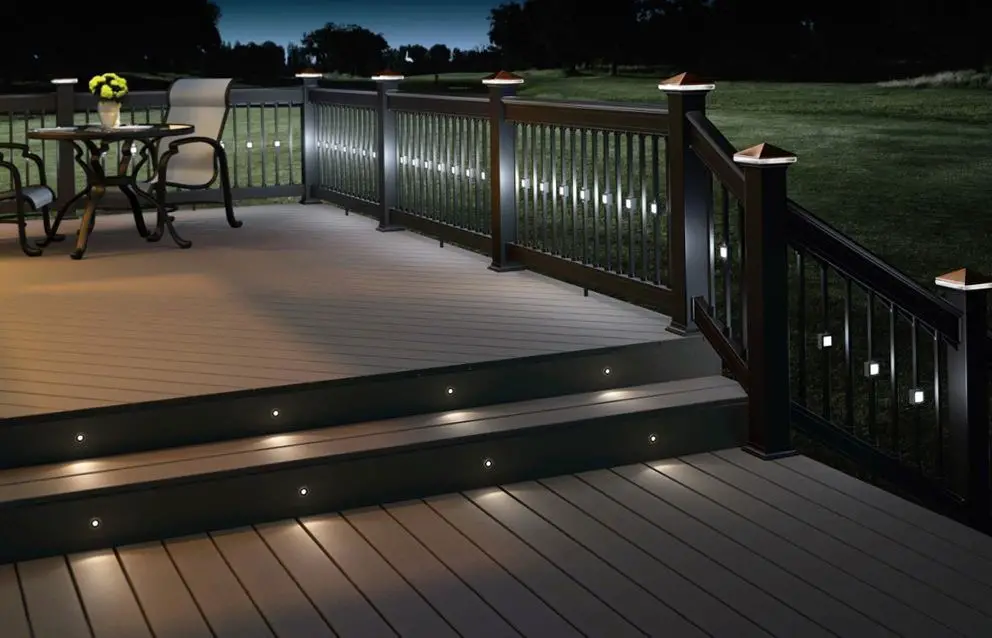 Recessed deck lighting