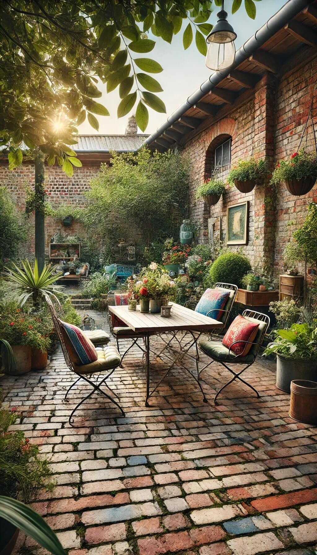 Reclaimed Brick Patio