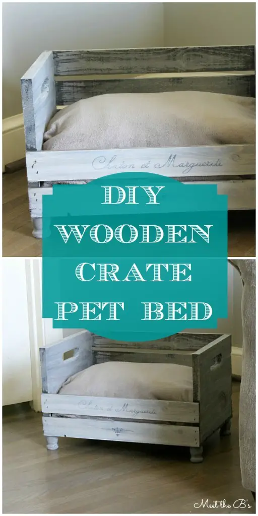 DIY Crate Pet Bed