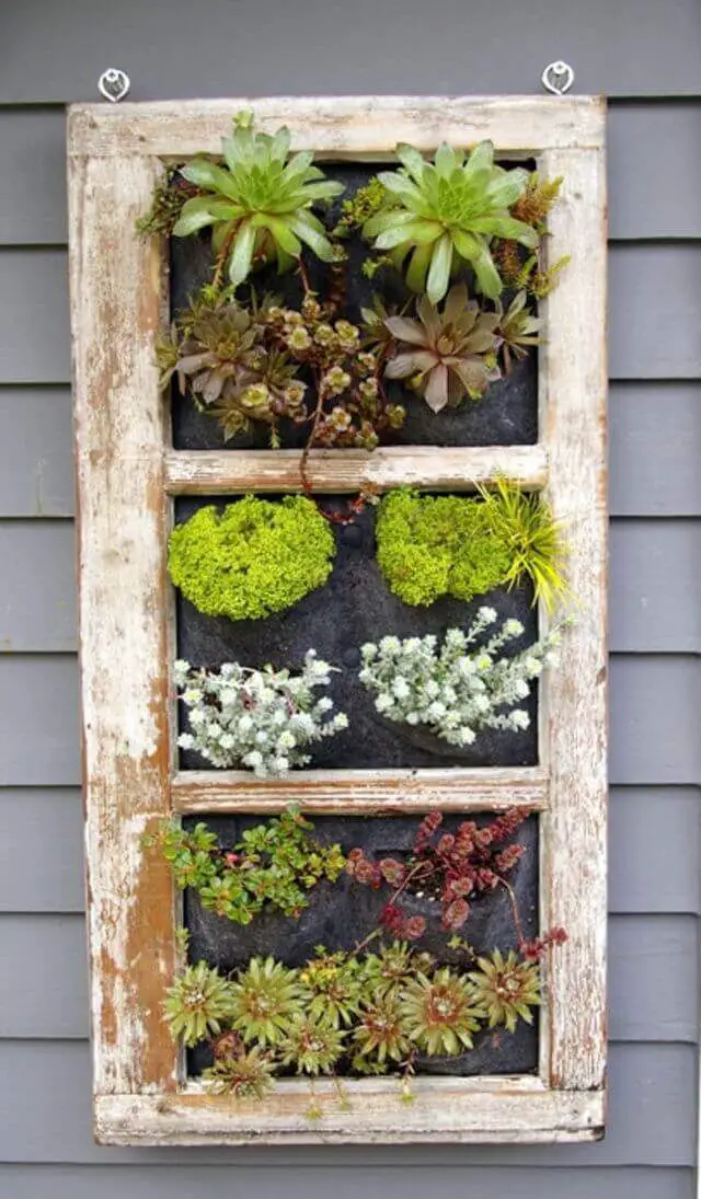 Denim Pockets for Wall-Mounted Planters