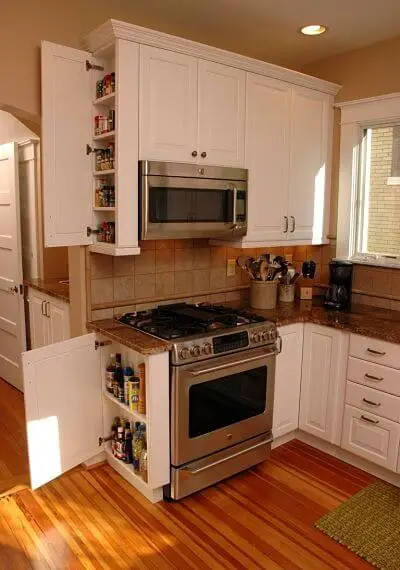 18+ Kitchen Storage Hacks To Use A Dead Space