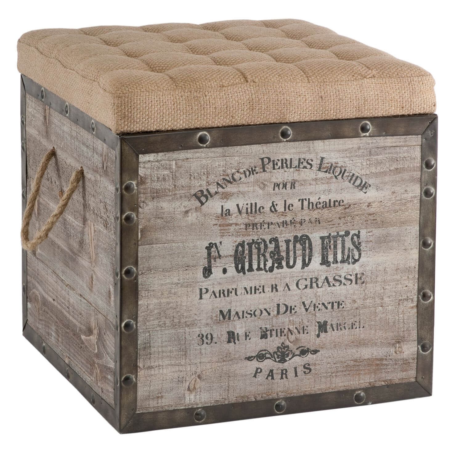 Wooden Crate Storage Rockers