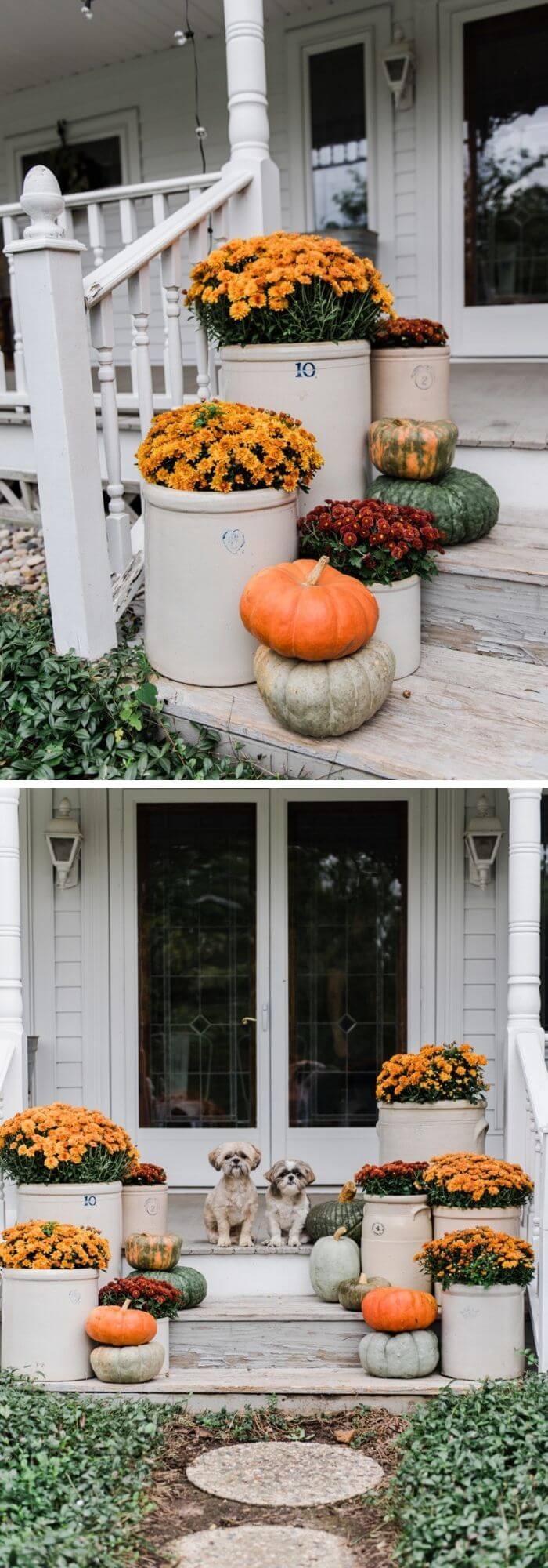 Farmhouse fall steps