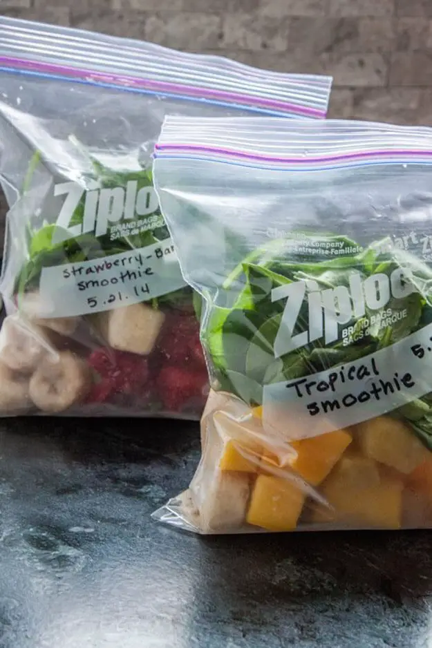 Make Freeze Ahead Smoothies