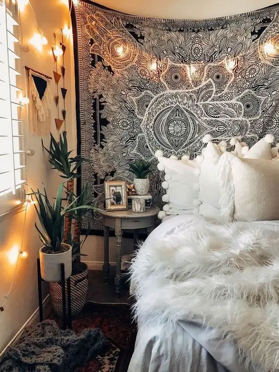 Boho Style Bedroom Lighting