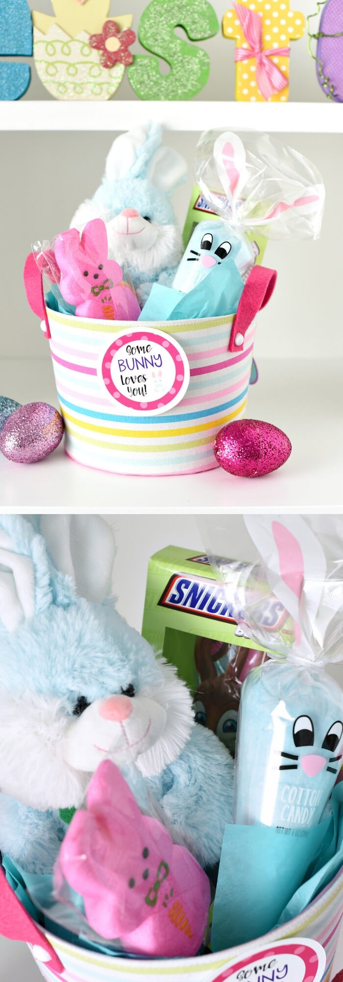 #6. Bunny Easter basket