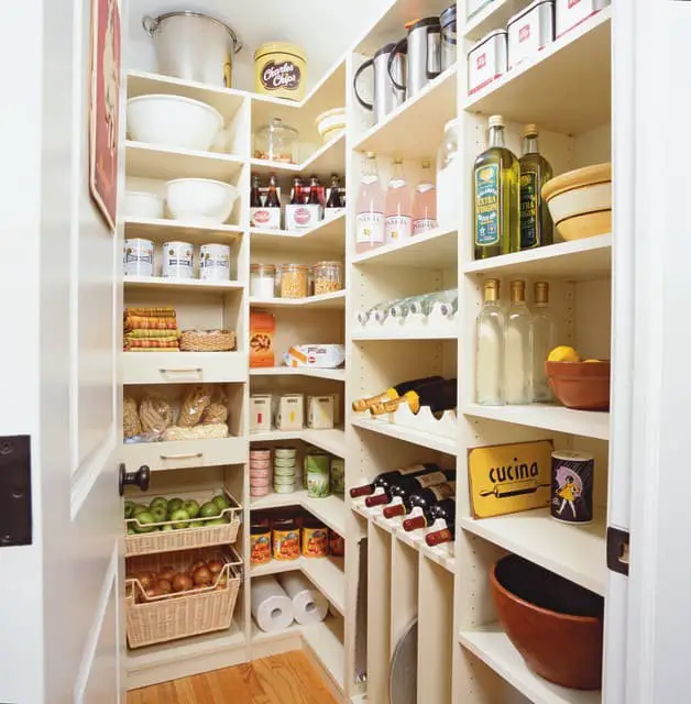 Small kitchen pantry door ideas.