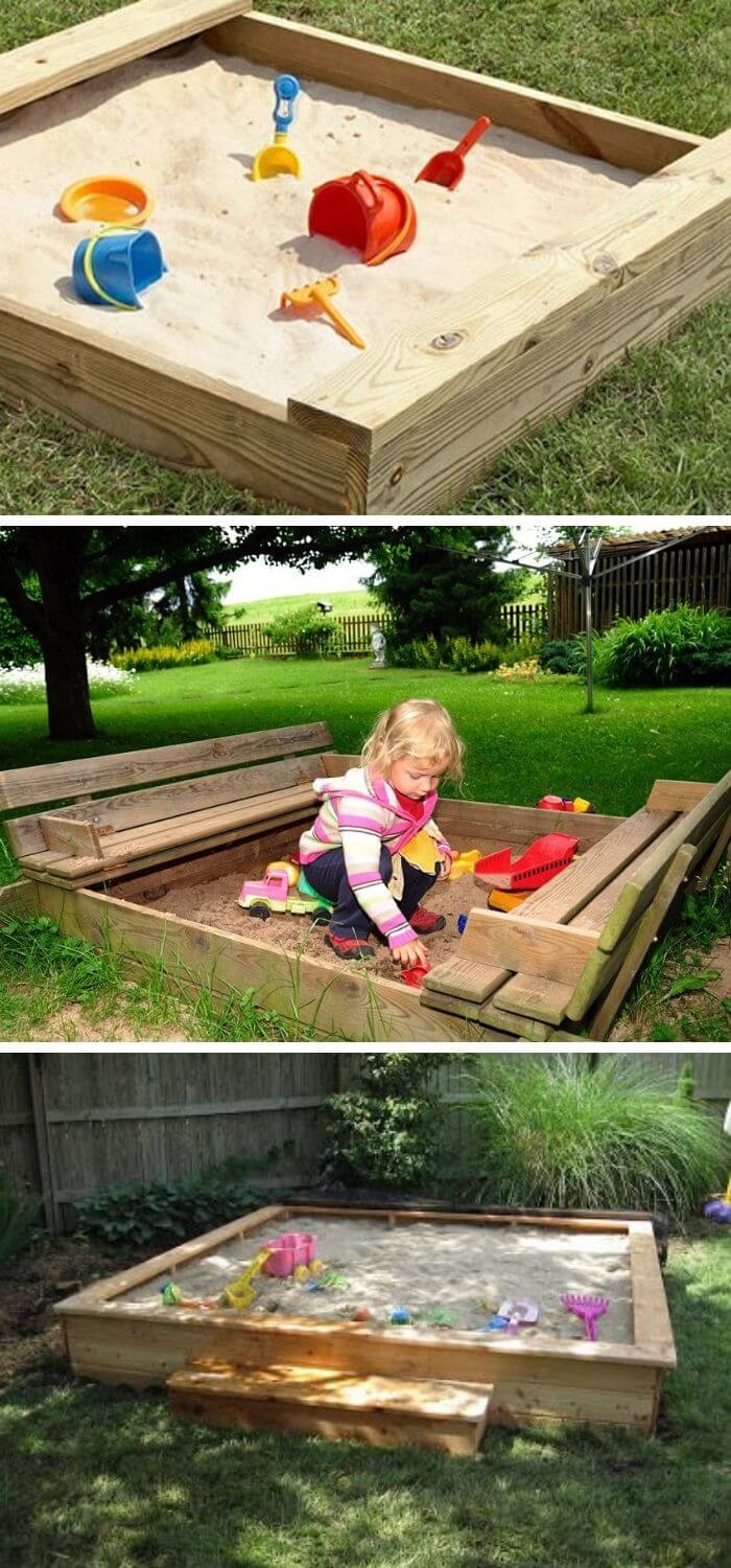 Backyard DIY Sandbox