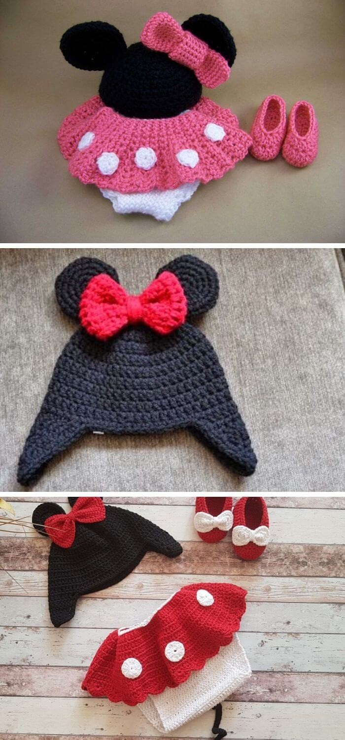 Crochet Mouse Hat Skirt Free Pattern