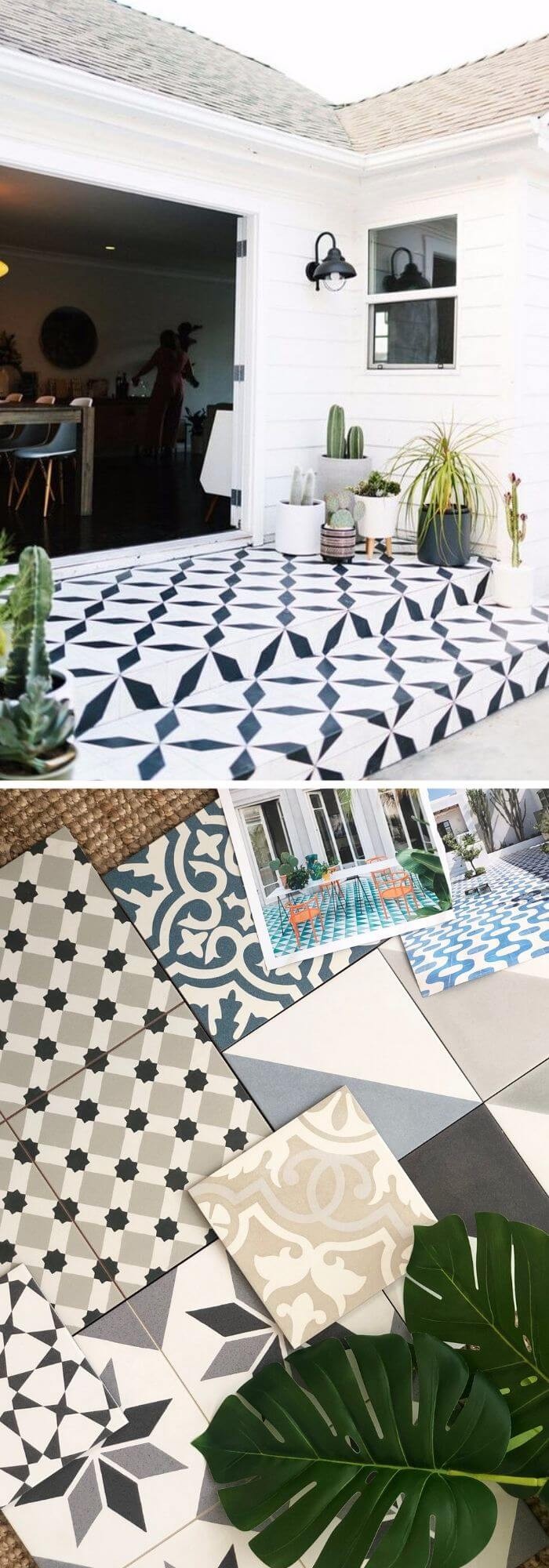 Outdoor tiles for porch