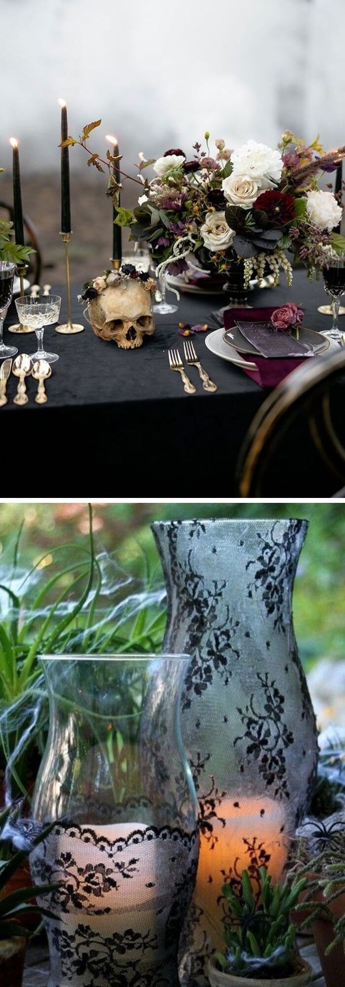 Halloween Wedding Centerpiece