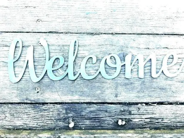 Rustic Welcome Signs