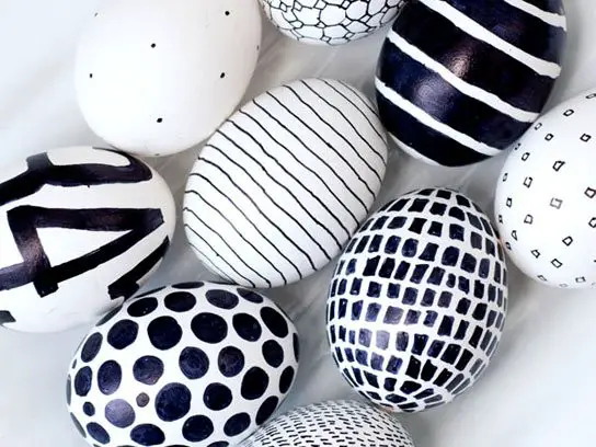 Black and White Eggs