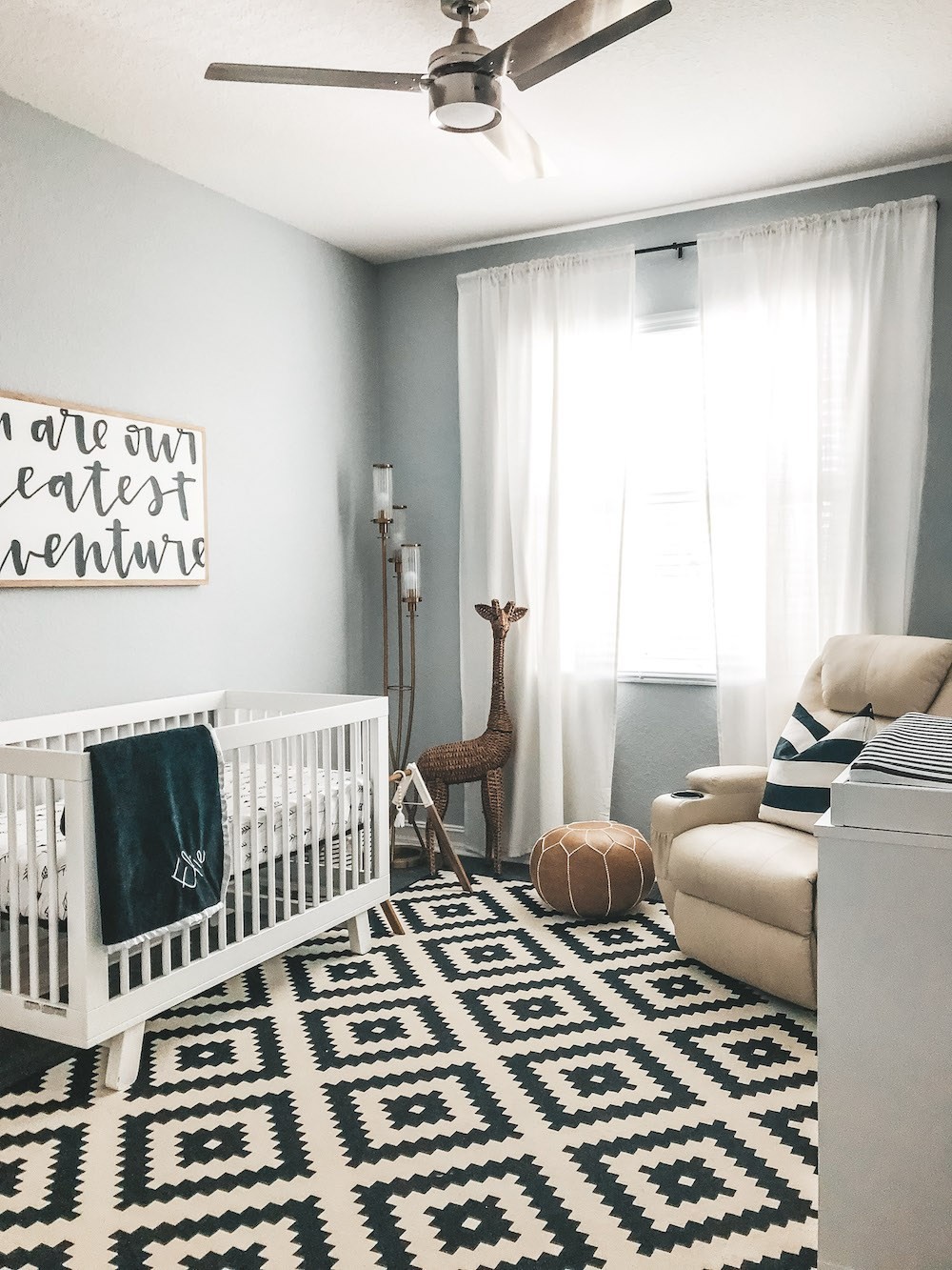 Modern Nursery farmhouse