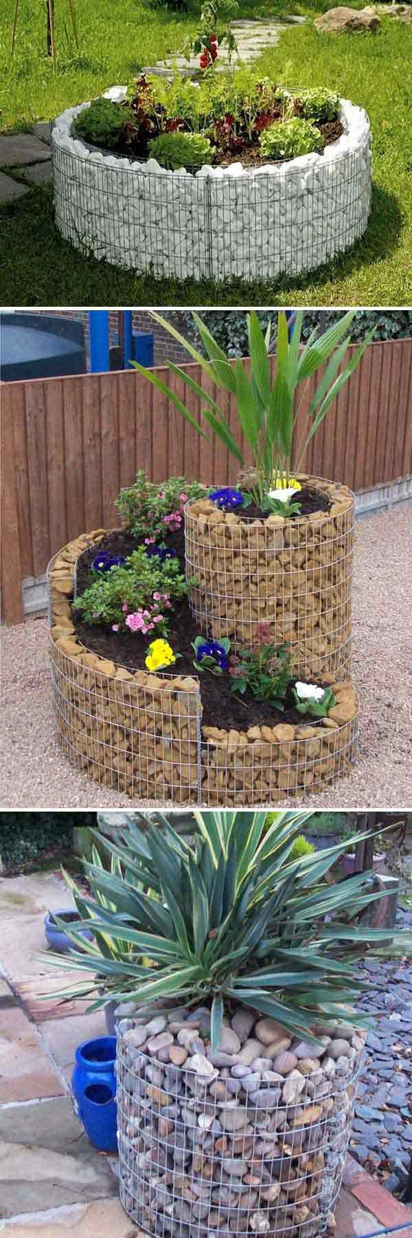 Spiral herb garden