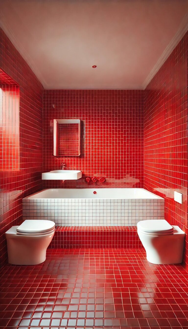 15+ Gorgeous Red Bathroom Ideas To Revamp Your Home