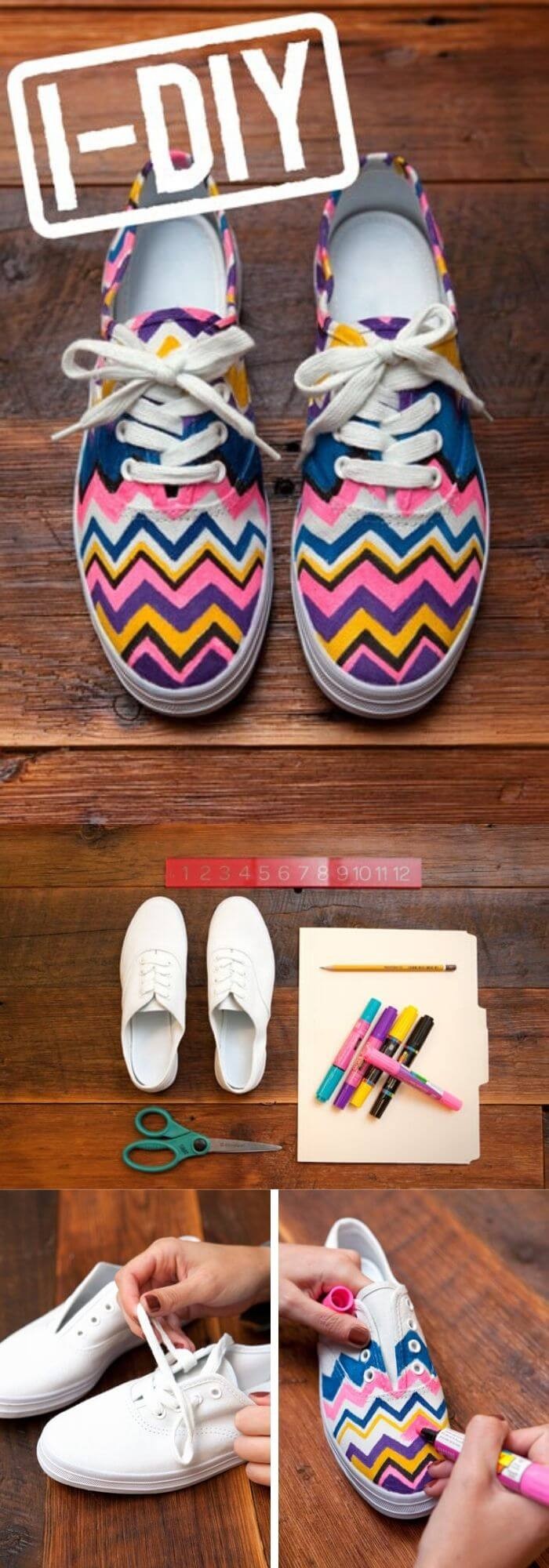 DIY Missoni Shoes