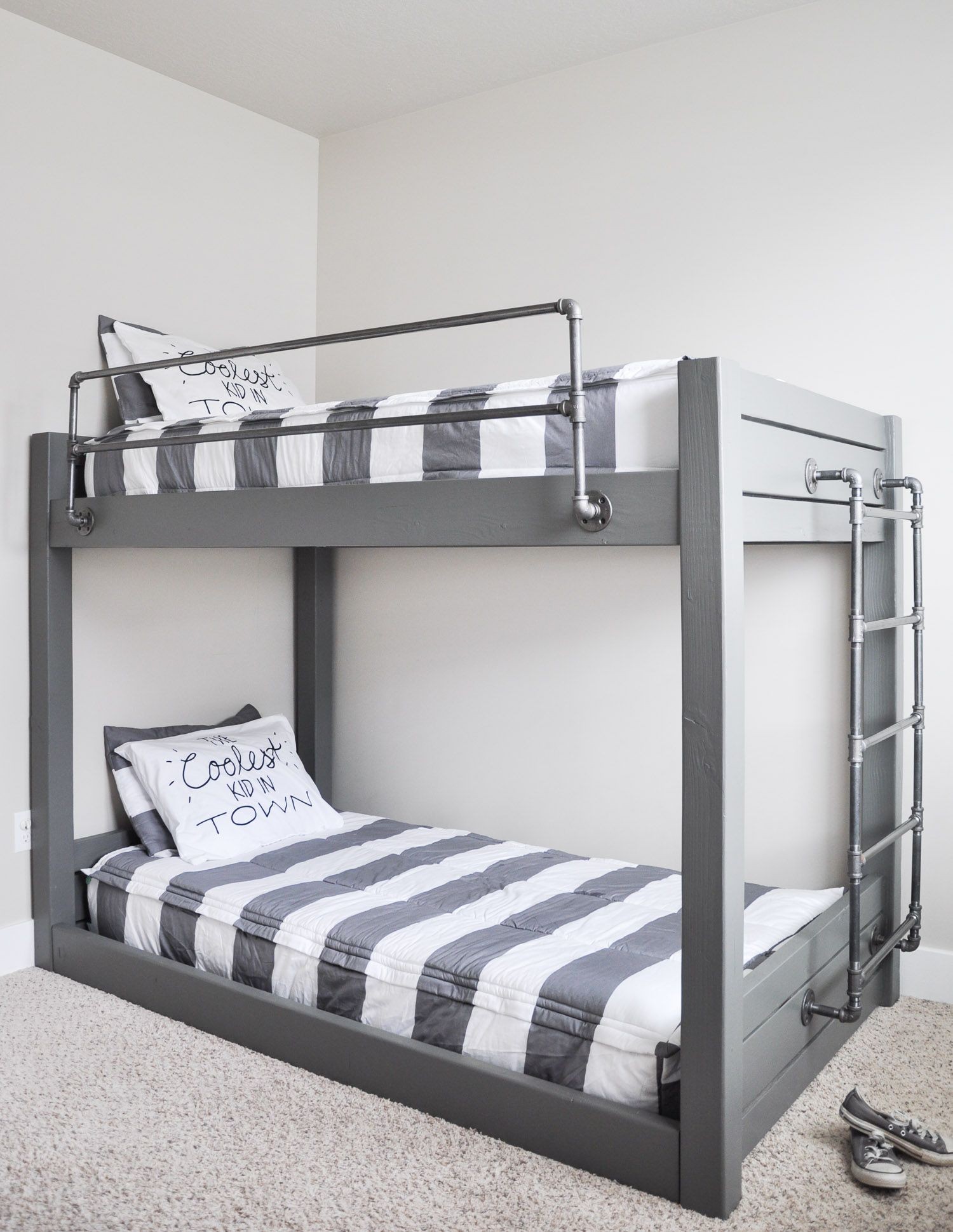 The simple bunk beds