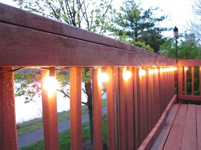 Bulb lighting deck