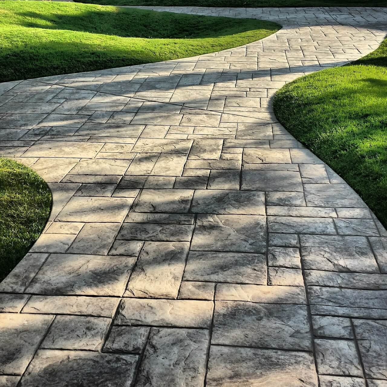 Paver Garden Path