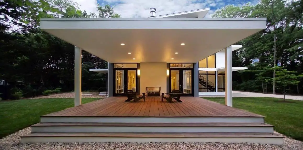 Drywall porch ceiling