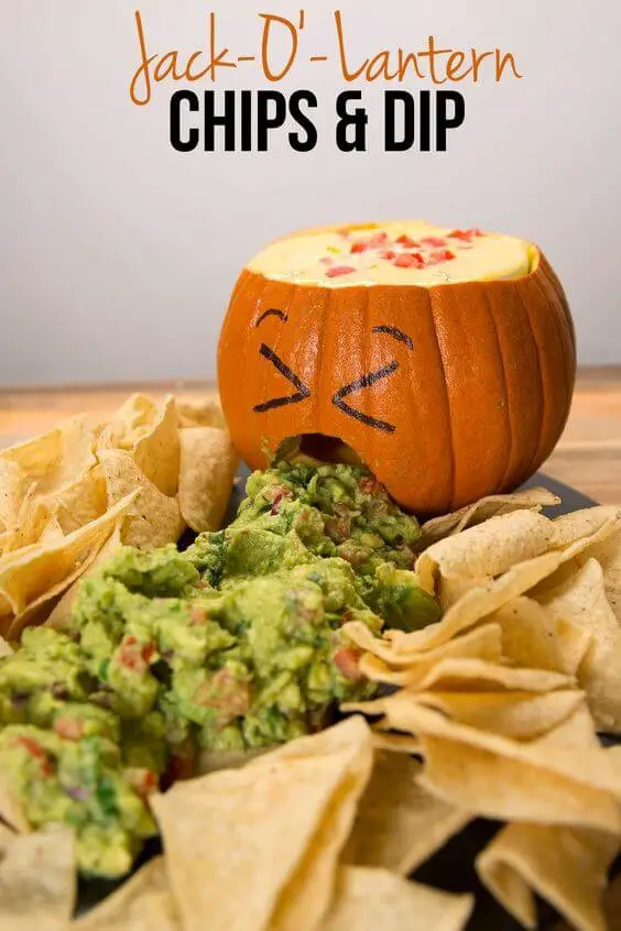 Jack O’ Lantern Chips and Dip