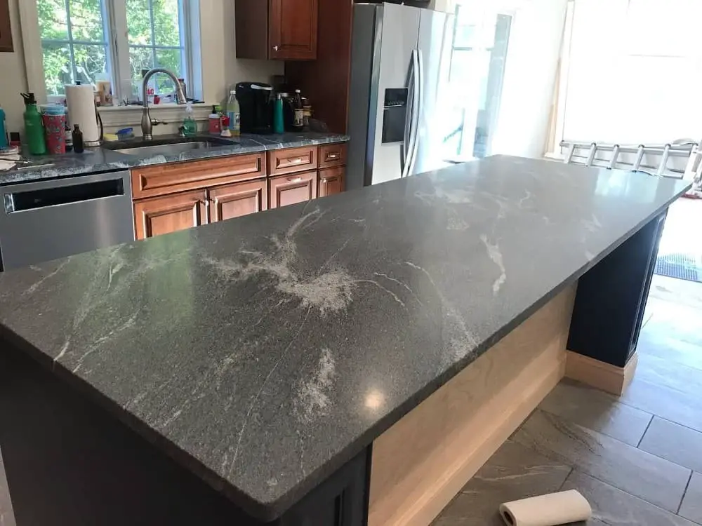 Honed Granite Countertops.