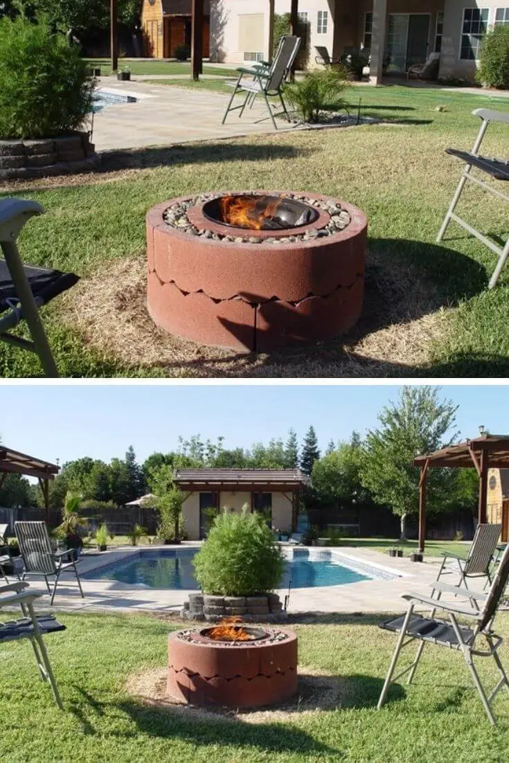 Tree Ring Firepit