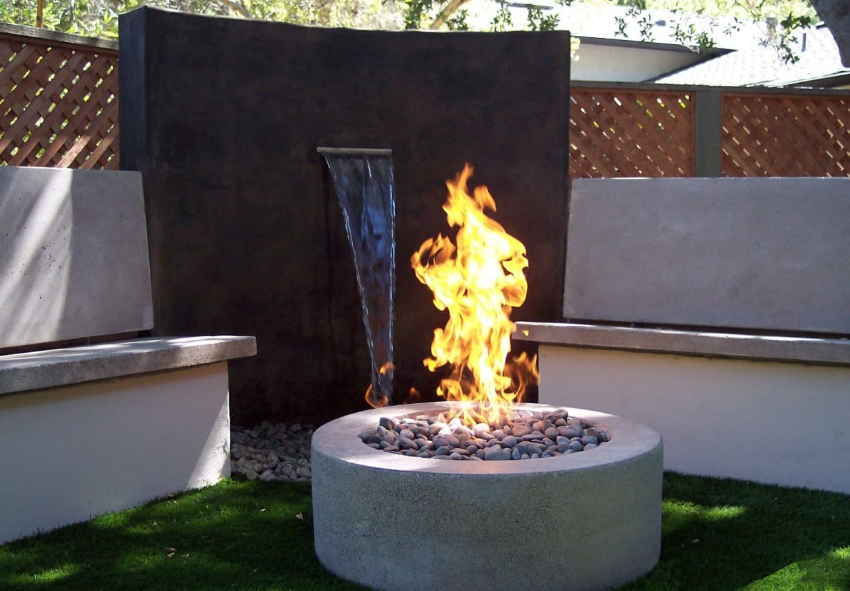 Water Feature Seating