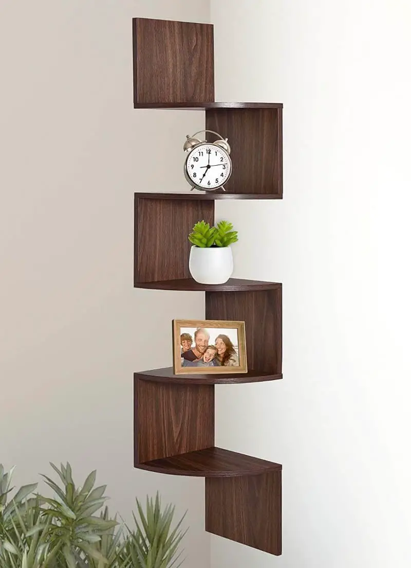 5-Tier Zig-Zag Goodness Wall Mount Shelf