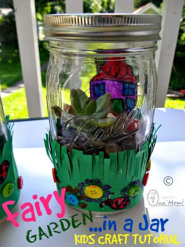 Fairy Garden In A Jar Terrarium