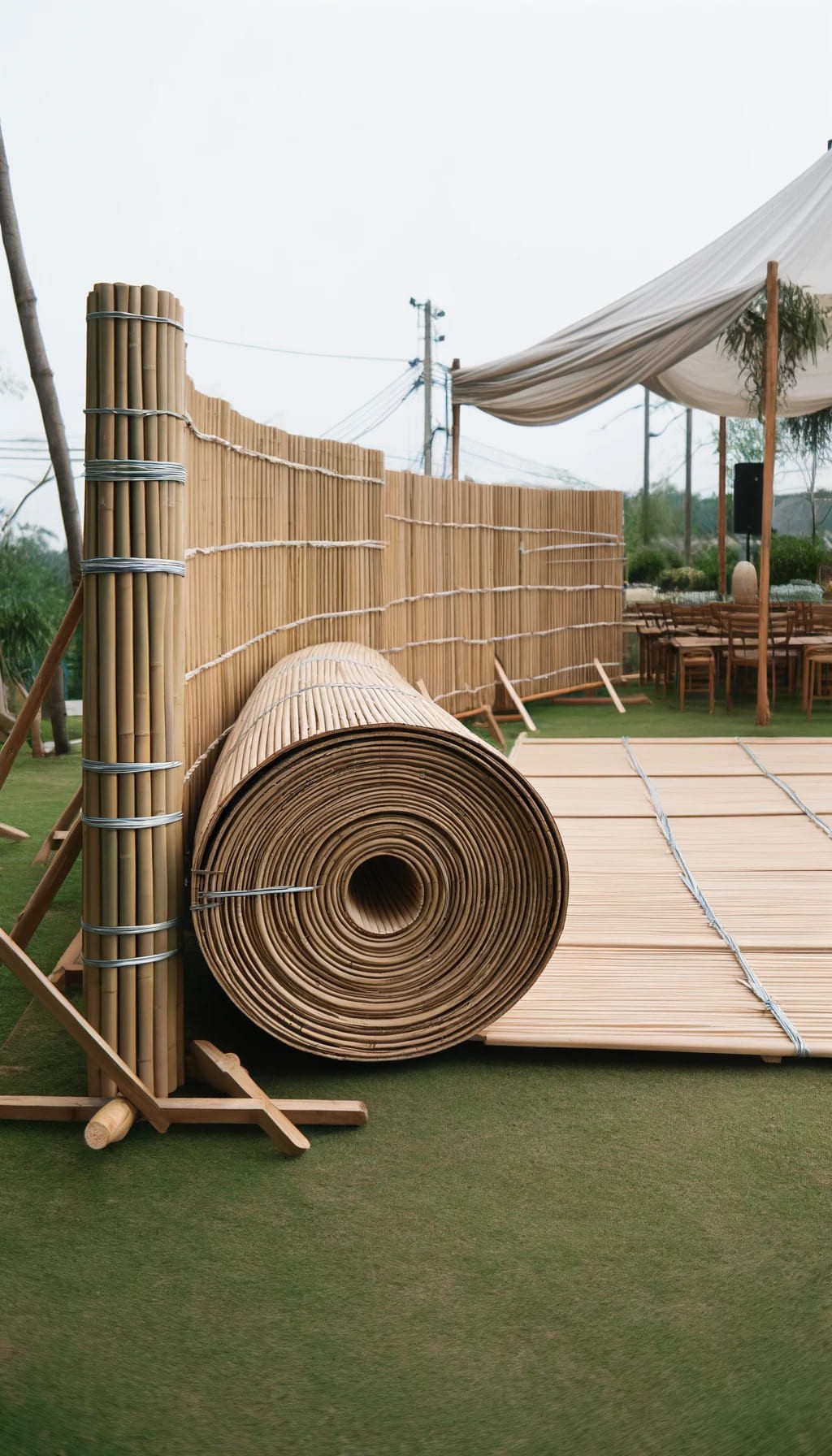 Bamboo Roll Fence