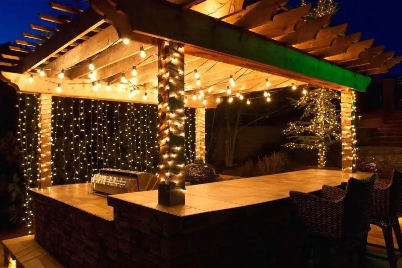 Covered deck lighting ideas