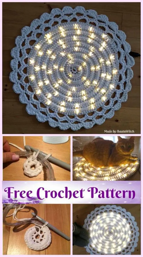 Crochet Rope Light Rug