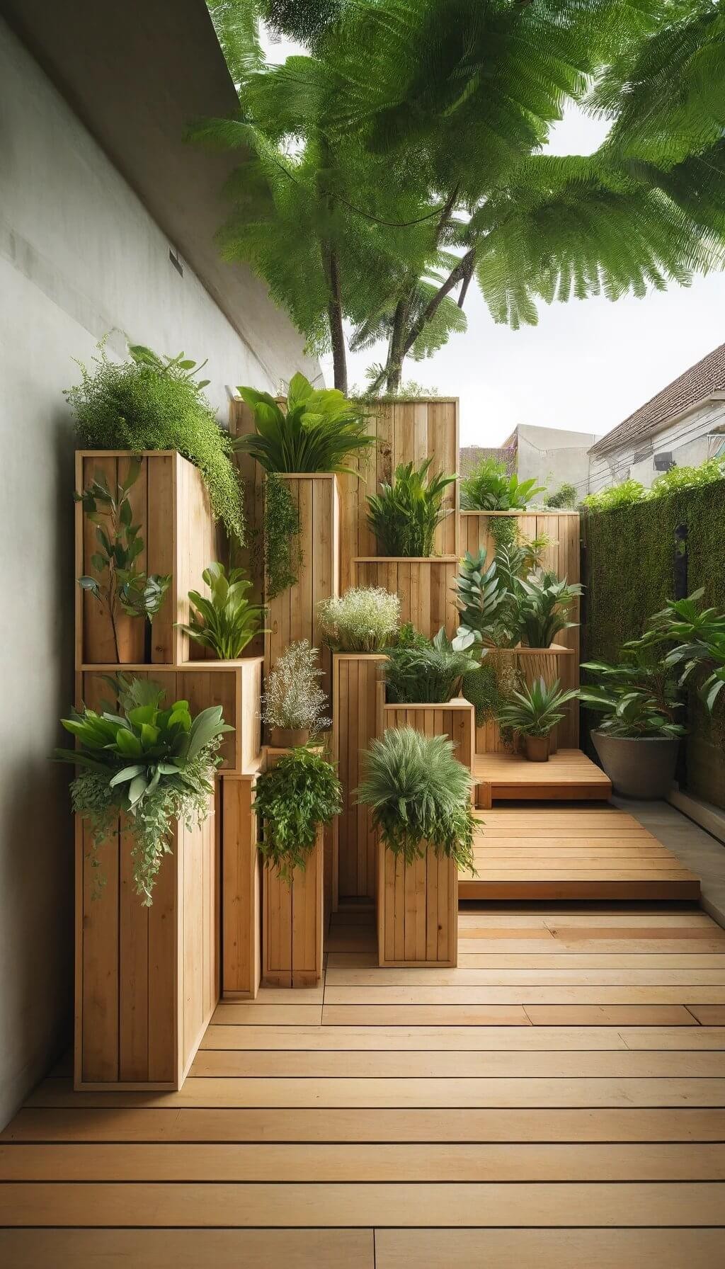 Tall and Narrow Planters