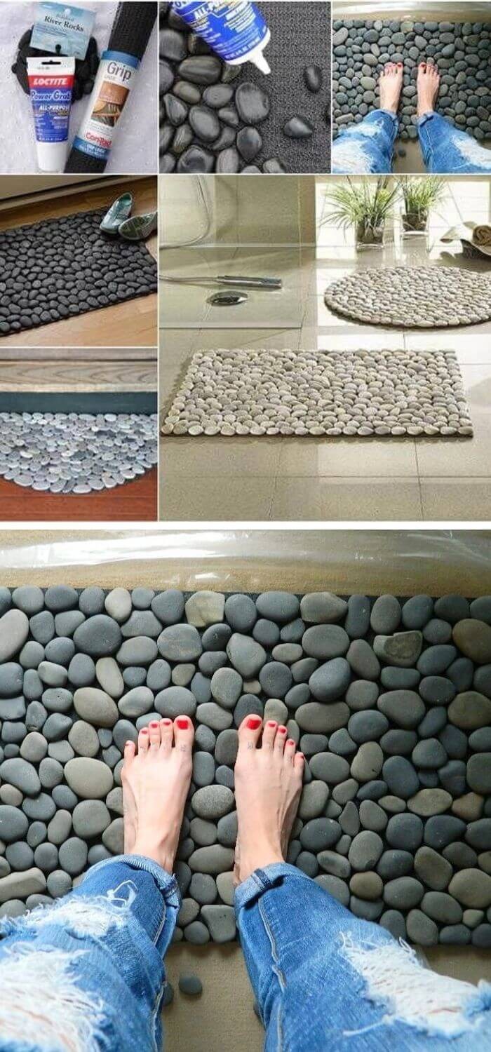 Beach Stones Bath Mat