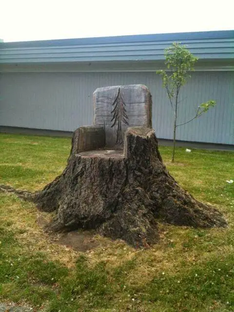 Tree Stump Chair