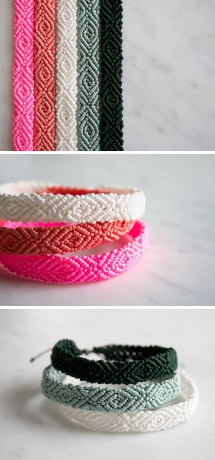 Monochrome Friendship Bracelets