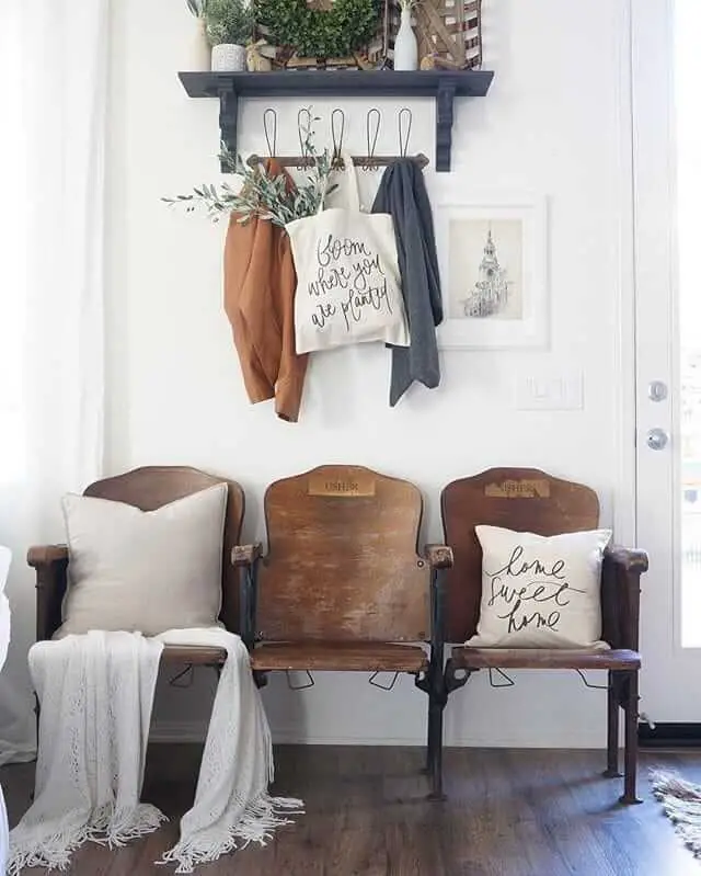 Vintage entryway