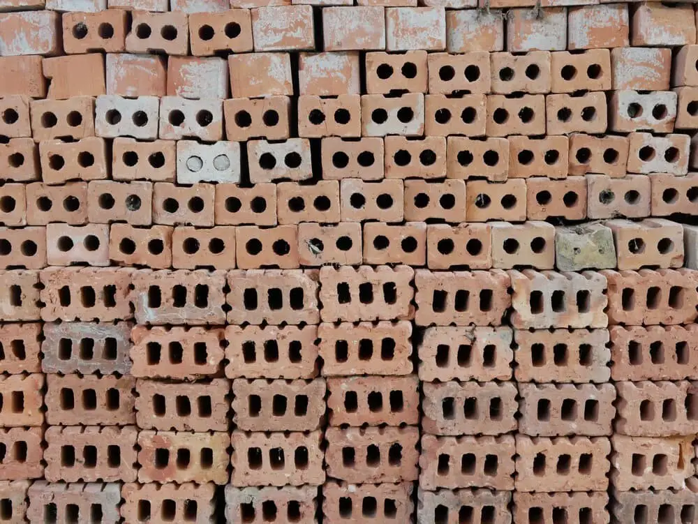 Burnt clay bricks