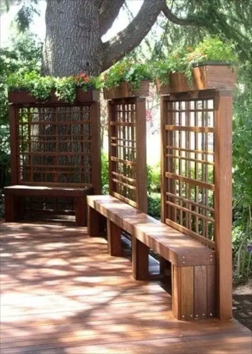 Seating Area with Trellis