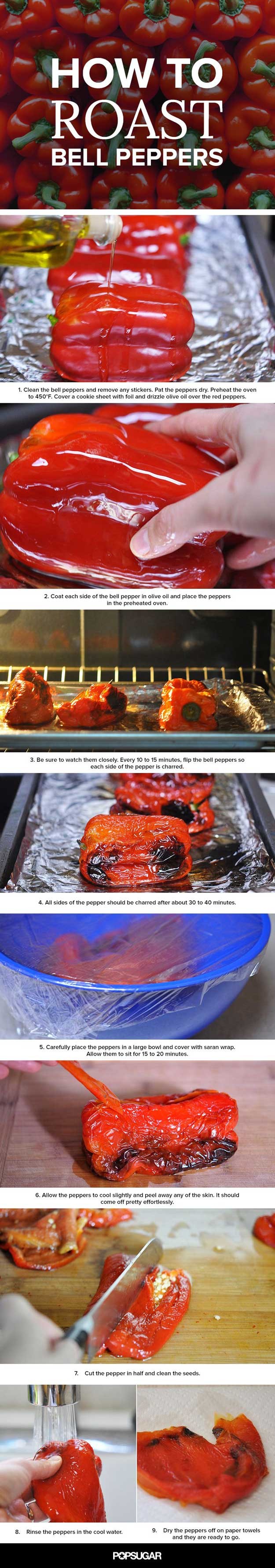 Make Super Easy Roasted Peppers