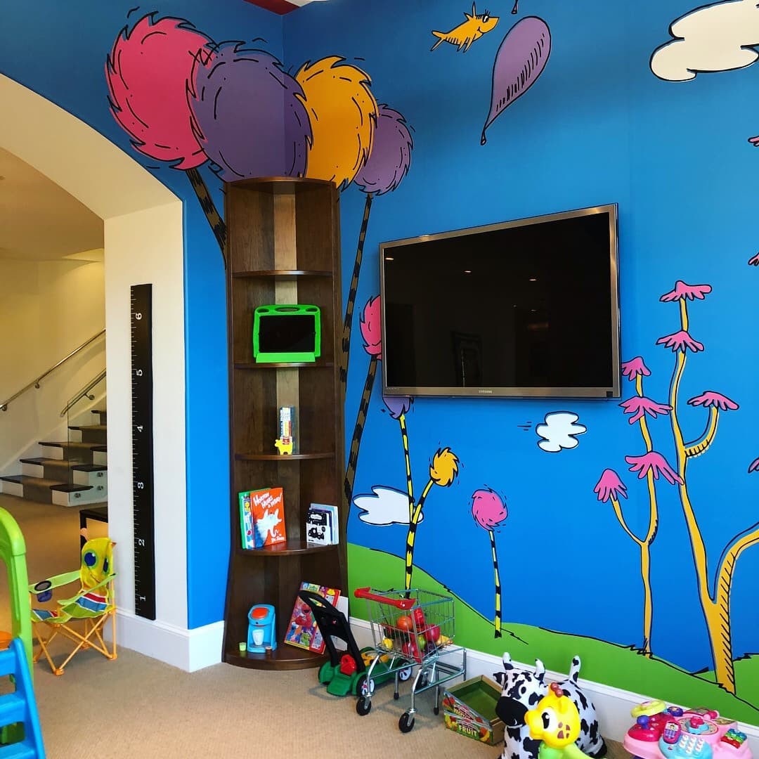 Small basement playroom ideas.