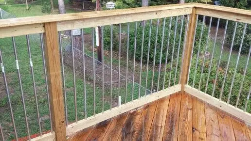 Electrical Conduit Deck Railing