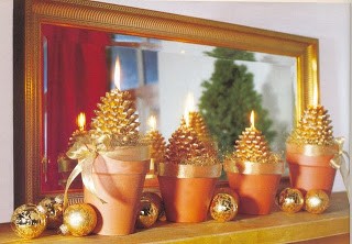 Candle Pinecone