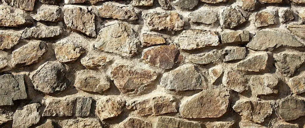 Rubble Stone Masonry Wall.