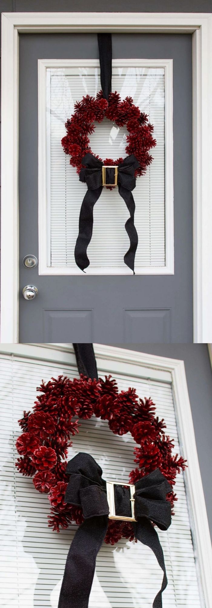 DIY Santa Wreath